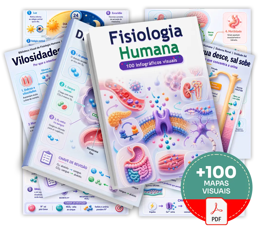 Mockup principal do Biblioteca Visual de Fisiologia Humana